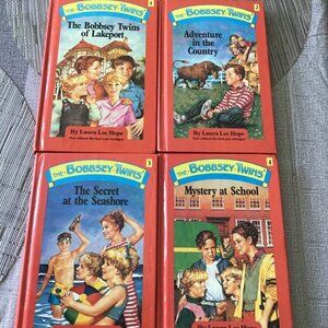 Older Classic Bobbsey Twins Hardcover Books, #1-4, Homeschool Reading
